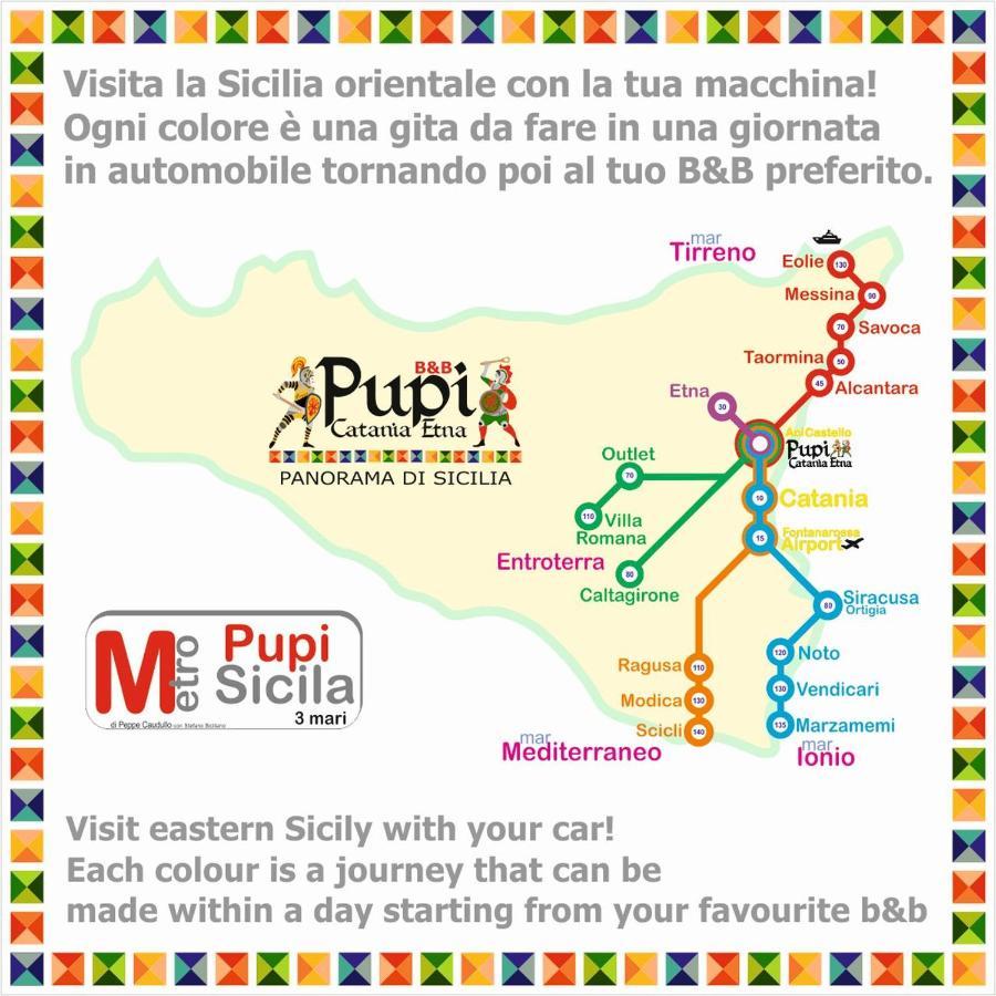 Pupi Catania Etna B&B - #Viaggiosiciliano Kültér fotó